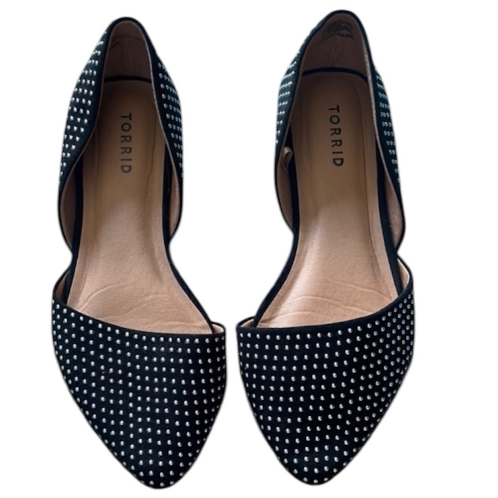 Torrid Black Polka Dot Flats